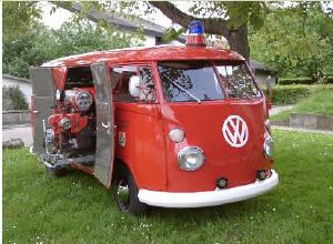 Oldie VW Bully der FF Wintersweiler